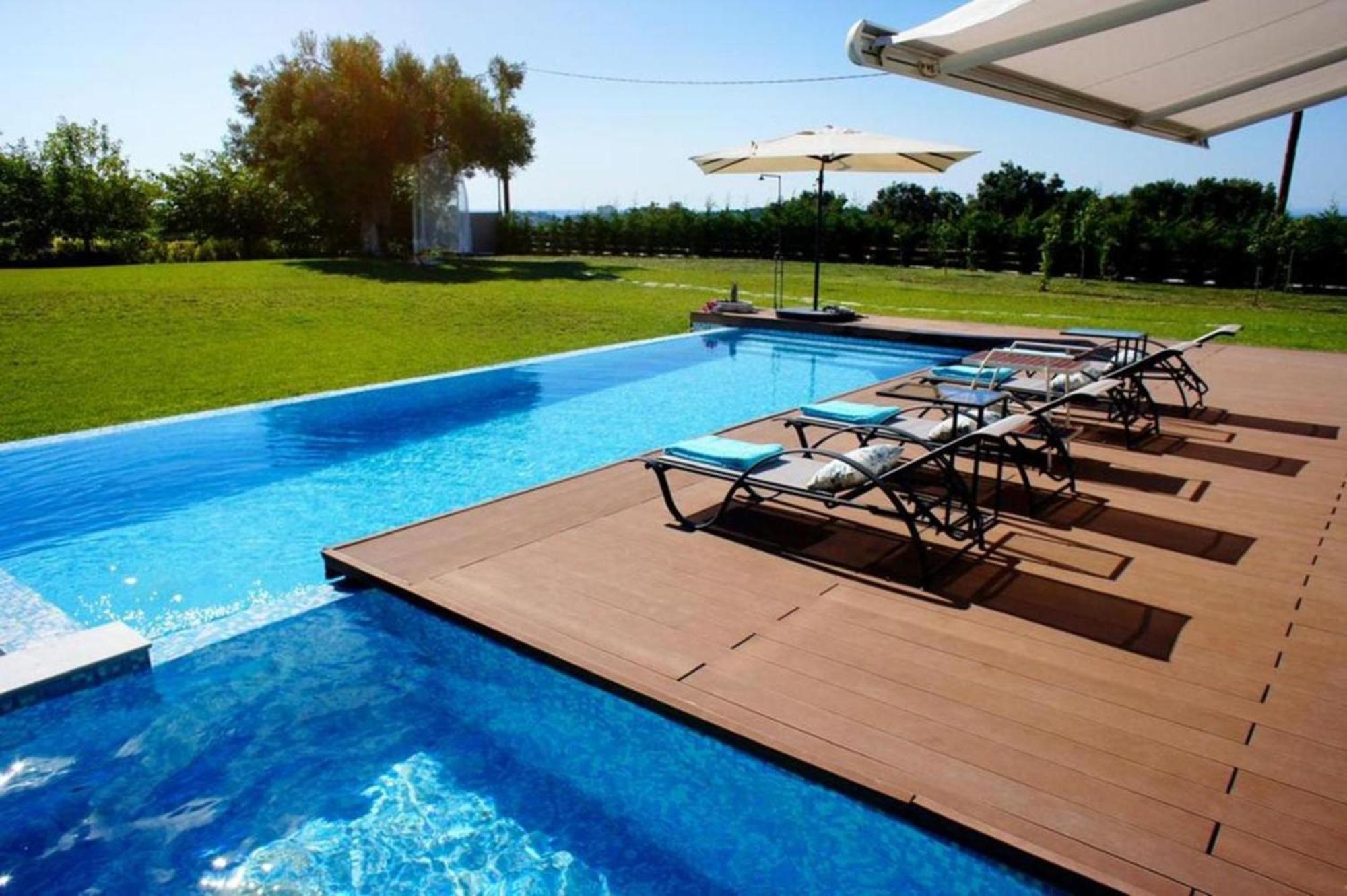 Island Villa Sani Sea View Buitenkant foto