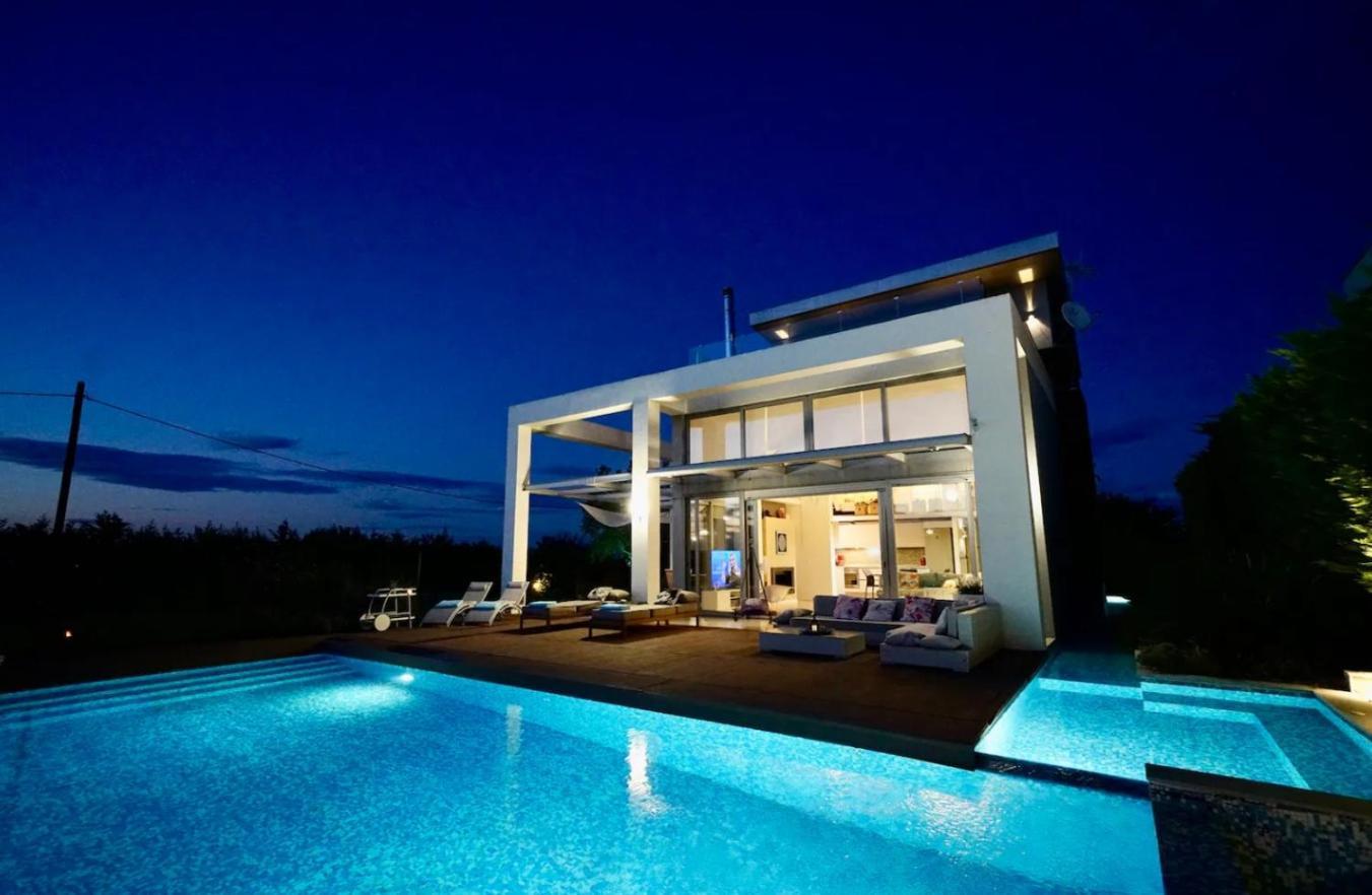 Island Villa Sani Sea View Buitenkant foto
